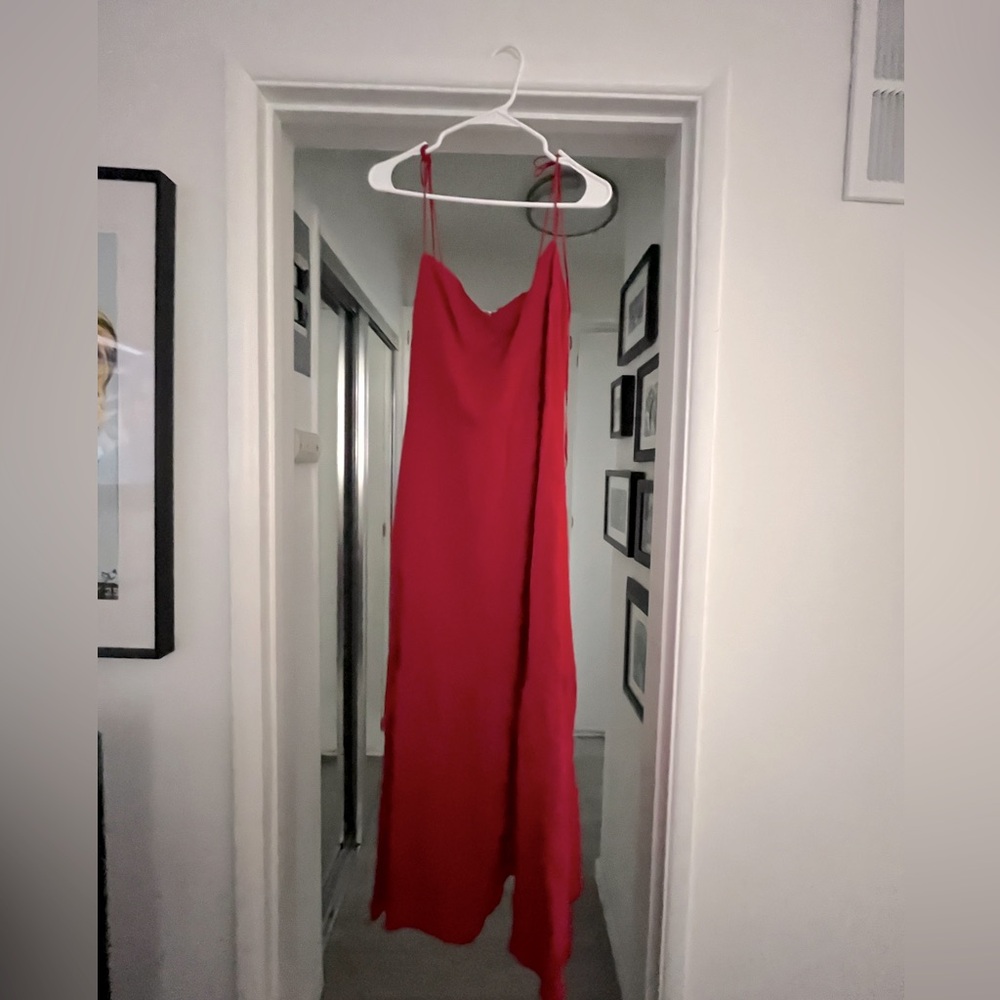 Reformation red dress